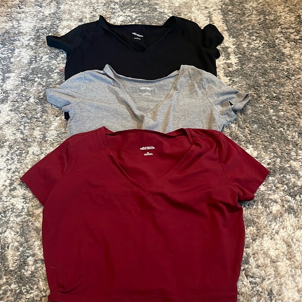 3 crop tops M/XL